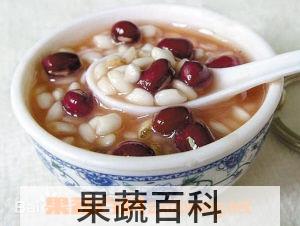 果蔬百科薏米红豆粥的功效