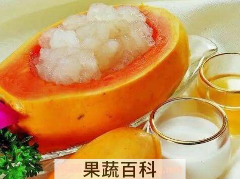 木瓜炖雪蛤的功效与作用