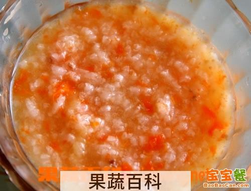 果蔬百科胡萝卜瘦肉粥