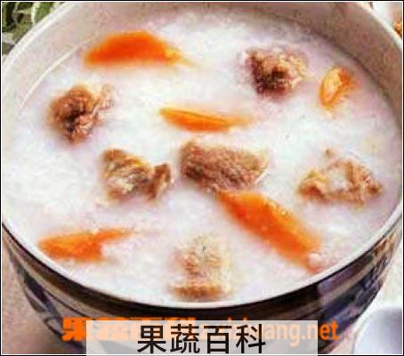 果蔬百科萝卜粥的做法