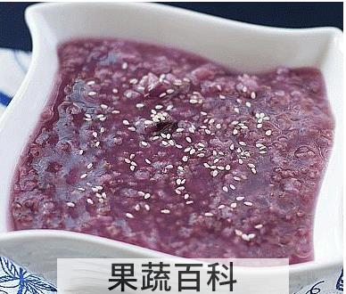 果蔬百科血糯米粥的功效