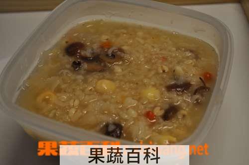 果蔬百科合欢山楂糯米粥