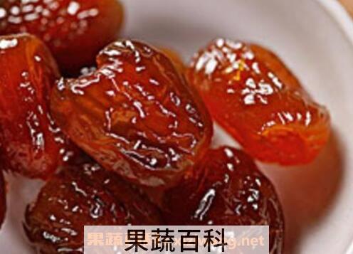 金丝蜜枣的功效与作用