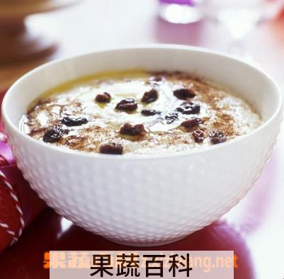果蔬百科山莲葡萄粥的做法