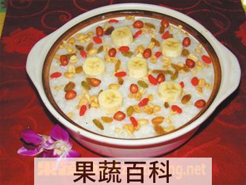 果蔬百科香蕉葡萄粥
