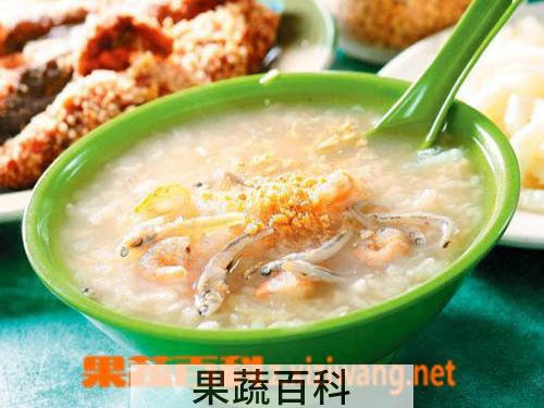 果蔬百科虾米粥的做法