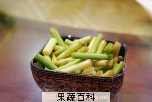 酸蒜苔怎么吃 酸蒜苔怎么做