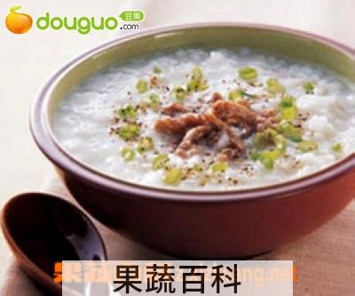 果蔬百科芹菜牛肉粥的做法