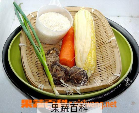 果蔬百科玉米胡萝卜香菇粥的功效