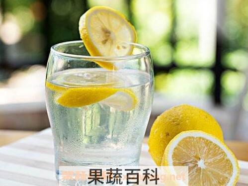 柠檬水有哪些功效与作用