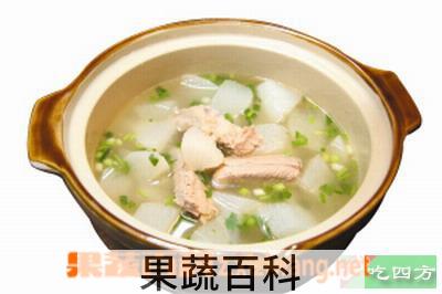 果蔬百科白萝卜排骨粥