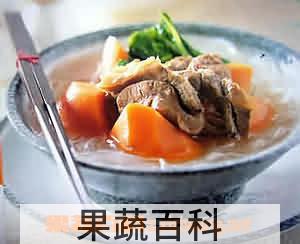果蔬百科蛤蚧粥
