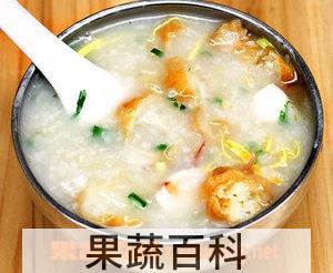 果蔬百科蛤蚧粥