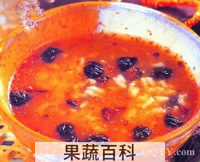 果蔬百科枸杞桑椹粥