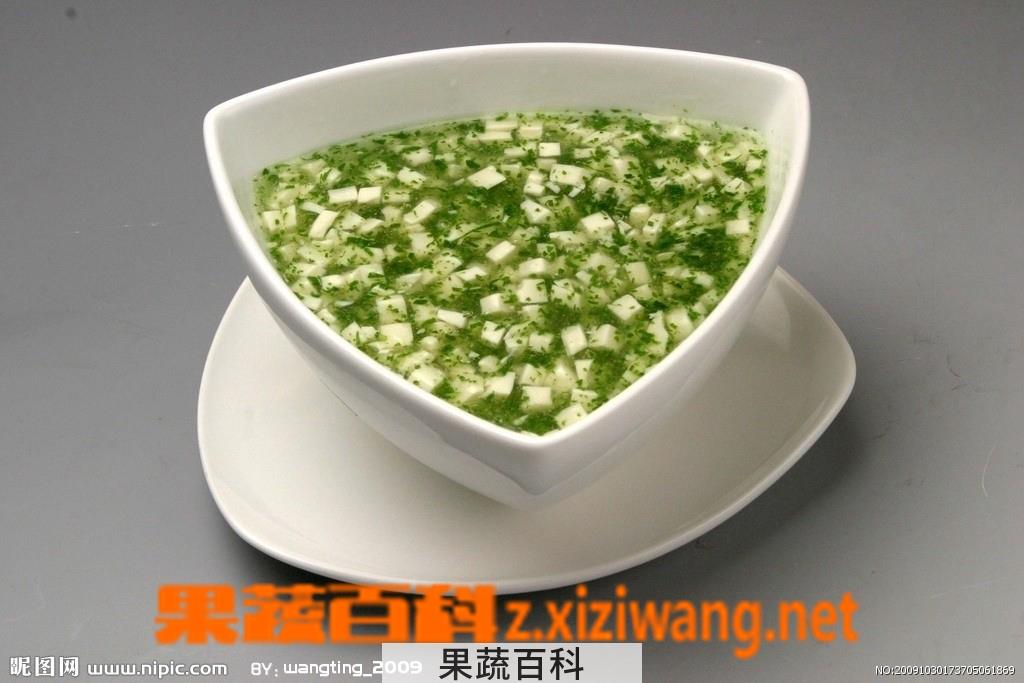 果蔬百科荠菜蒲黄粥