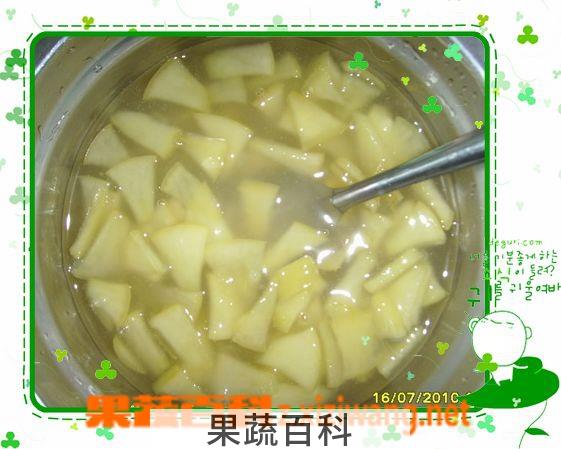 果蔬百科西米苹果粥的做法