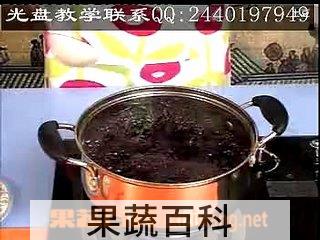 果蔬百科黑米苹果粥
