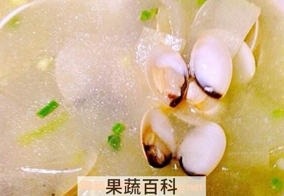 白贝冬瓜汤的功效与作用