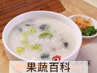 果蔬百科白扁豆花粥 