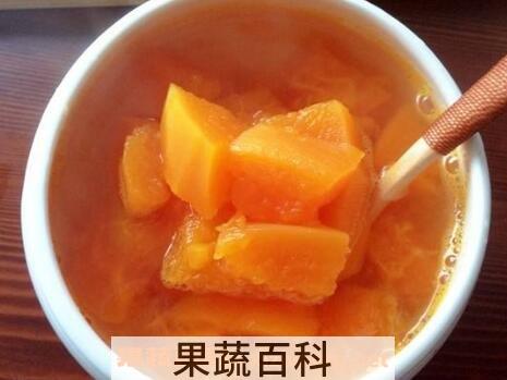 冰糖蒸木瓜的功效与作用