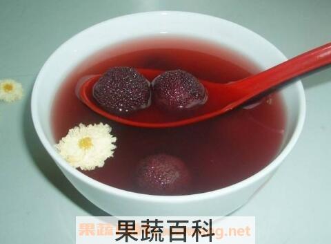 紫苏杨梅汤的功效与作用
