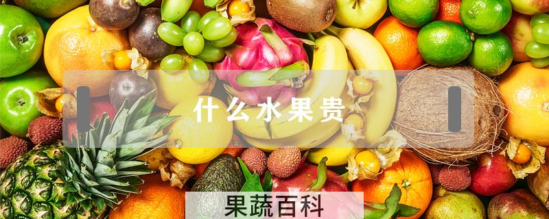 什么水果贵