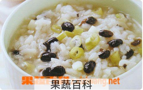 果蔬百科葱豉粥