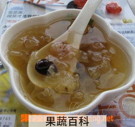 果蔬百科银耳小米红枣粥的做法