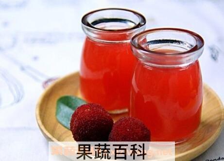 自制杨梅汁的材料和做法步骤