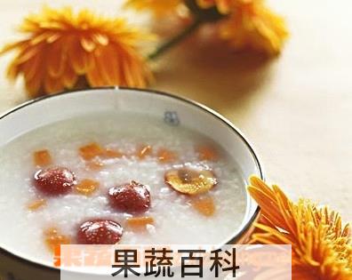 果蔬百科红枣菊花粥