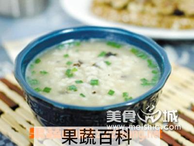 果蔬百科菊花豆豉粥