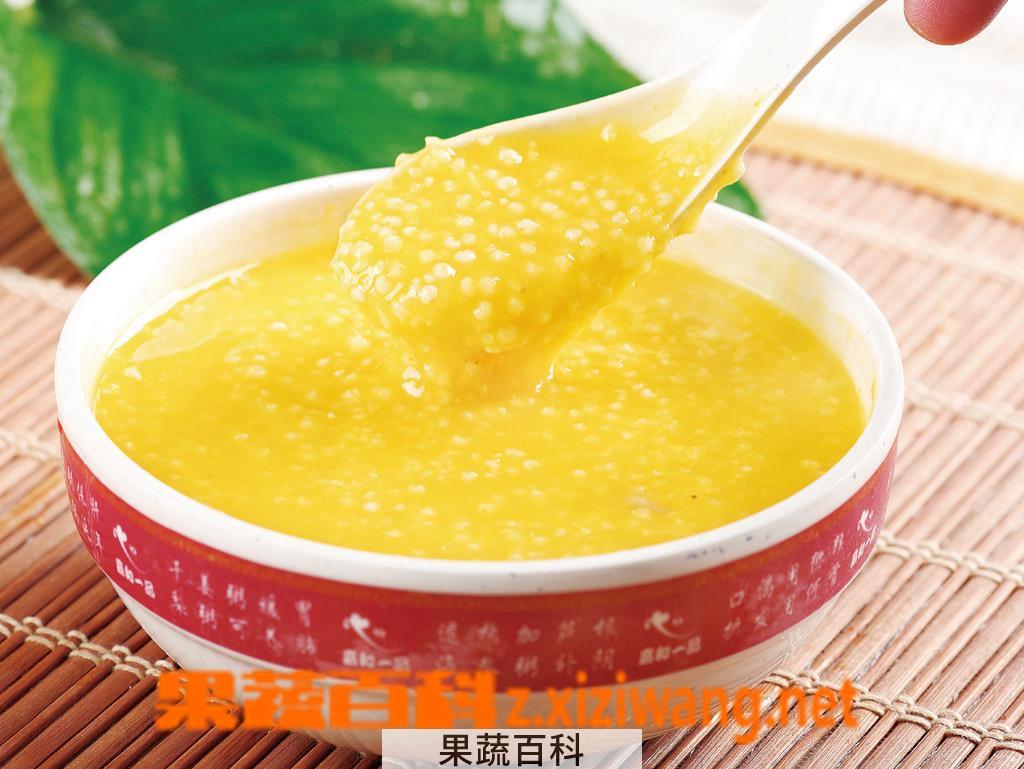 果蔬百科大黄米粥