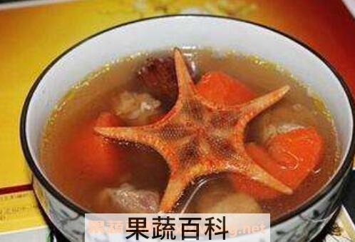 海星煲汤有什么功效 