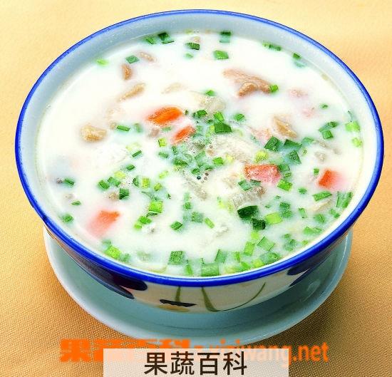 果蔬百科郁李仁粥的做法