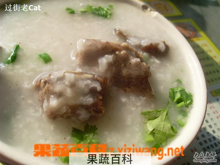 果蔬百科菜干咸猪骨粥的做法