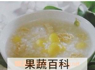 果蔬百科白果莲肉粥的功效