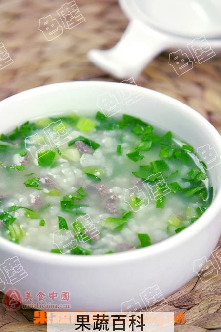 果蔬百科猪肝粥的功效
