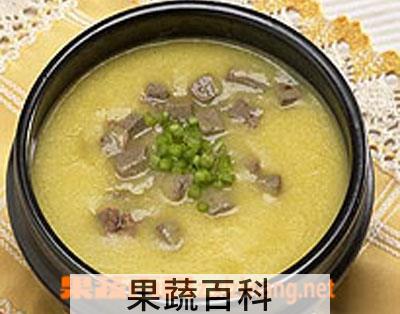 果蔬百科羊肝粥