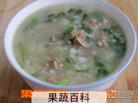 果蔬百科鸡肝粥