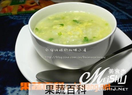 果蔬百科鸽蛋粥