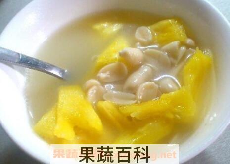 花生菠萝汤的功效与作用