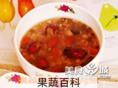 果蔬百科枸杞红花粥的做法