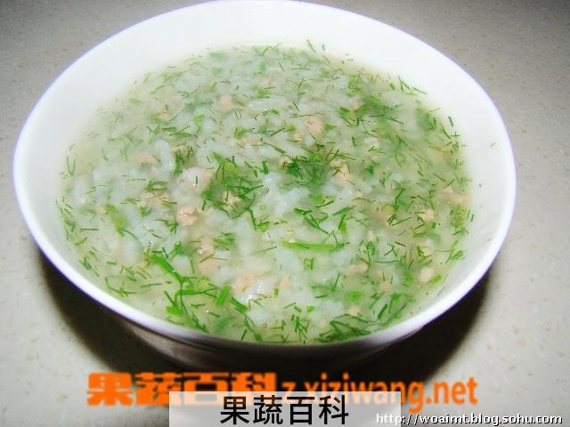 果蔬百科茴香粥