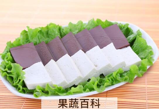 鸭血豆腐的功效与作用