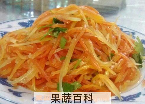 怎样腌制干木瓜丝