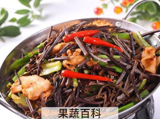 蕨菜干怎么制作 蕨菜干的常见做法