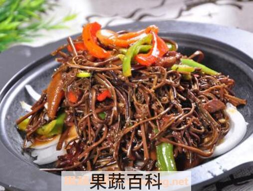 蕨菜干怎么做好吃 蕨菜干的做法大全