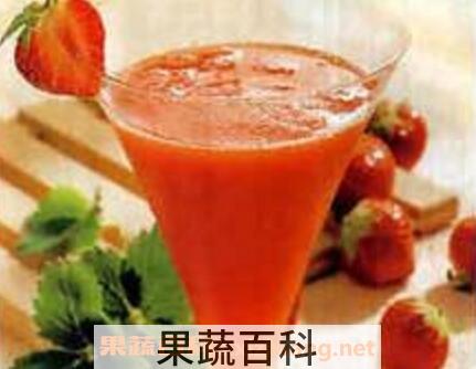 草莓汁如何做 草莓汁的做法教程