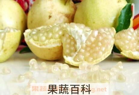 白色酸石榴子可以吃吗 白色的酸石榴皮的功效