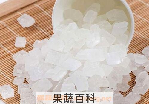 冰糖有什么功效 冰糖的功效与作用介绍